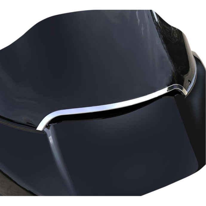 Ciro 11053 Center Windshield Trim - Black