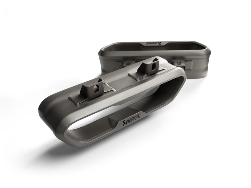 Load image into Gallery viewer, Akrapovic TP-T/S/24/1 AKR Tail Pipe Set - Titanium
