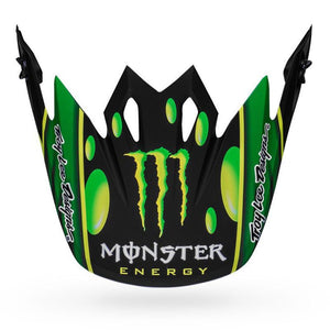 Bell Helmets Visor for MX-9 McGrath Showtime Replica Helmets - Matte Black/Green