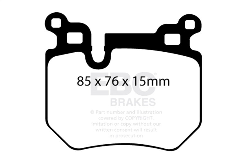 Load image into Gallery viewer, Ebc DP41996R EBC Yellowstuff Brake Pad Sets
