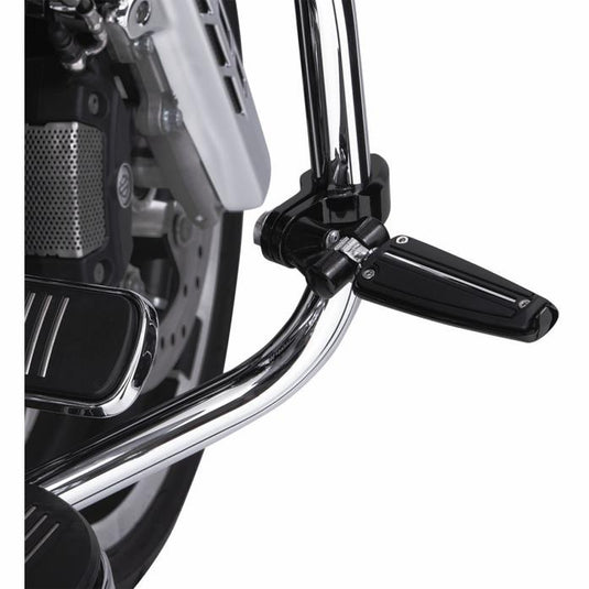 Ciro 60022 Highway Peg Mounting Kit for Traditional D Spring Footpegs - Standard Length - Black