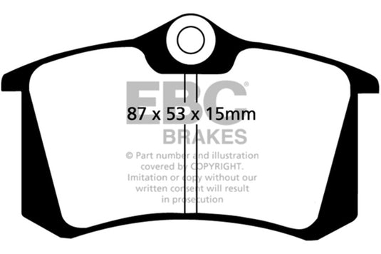 Ebc DP4680R EBC Yellowstuff Brake Pad Sets