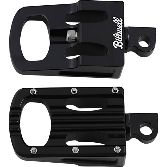 Biltwell Inc. 7005-203-01 Punisher Male-Mount Footpegs - Black Regular