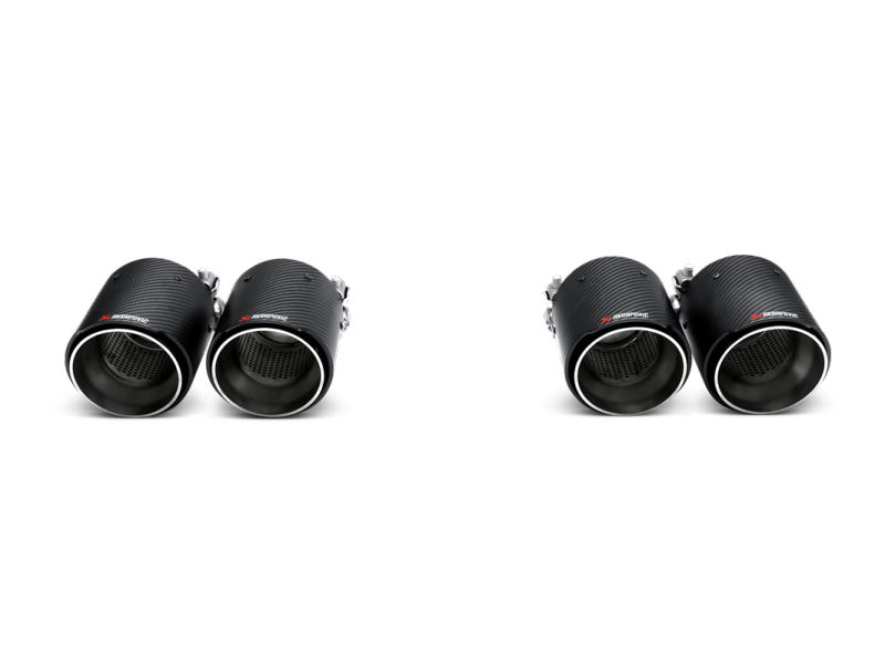 Load image into Gallery viewer, Akrapovic TP-CT/26 AKR Tail Pipe Set - Carbon
