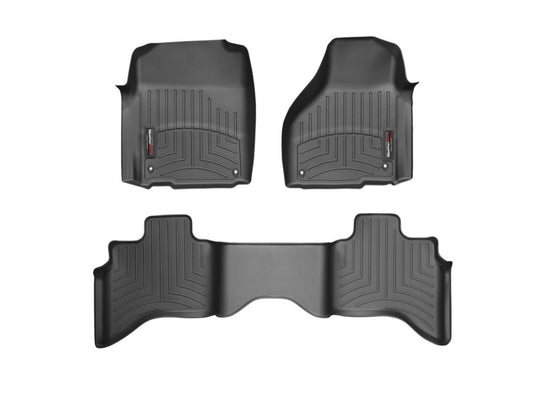 Weathertech 444651-442162 WT FloorLiner - Front - Blk