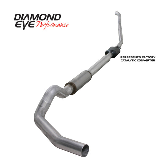 Diamond Eye Performance K5314A DEP Turbo Back Exhaust Kit AL