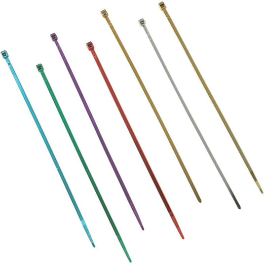 Drag Specialties DS-193047 Chrome Cable Ties - 7in.