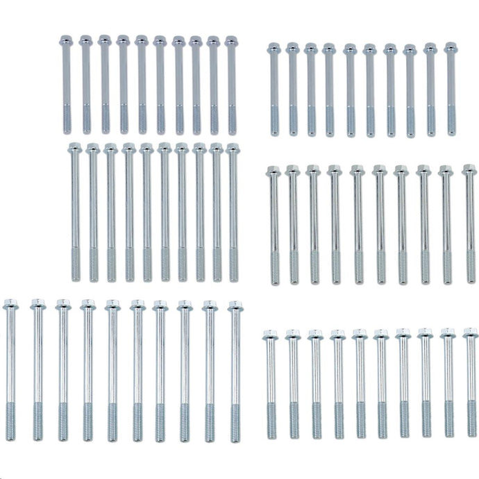 Bolt Mc Hardware SV-M6HEXF-3 M6 Small Hex Head Flange Bolts Refill Pack - 60, 65, 70, 75, 80 & 90mm