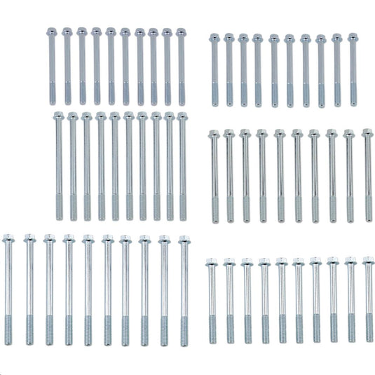 Bolt Mc Hardware SV-M6HEXF-3 M6 Small Hex Head Flange Bolts Refill Pack - 60, 65, 70, 75, 80 & 90mm