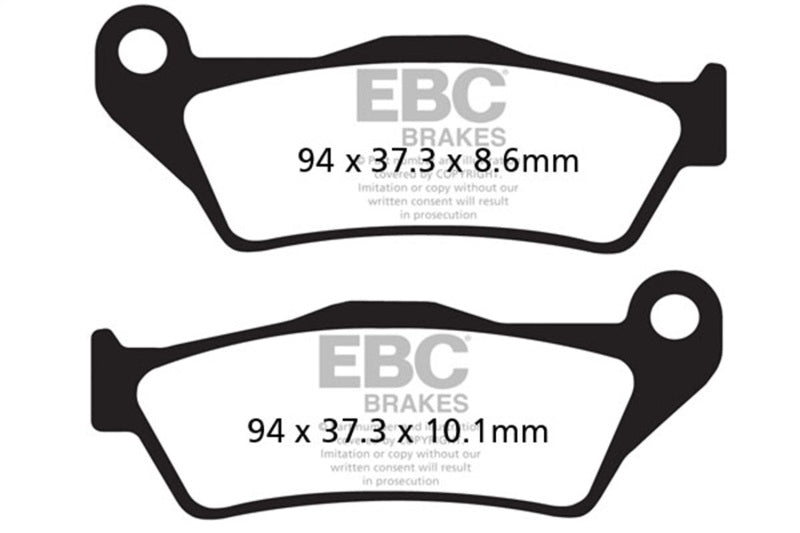Load image into Gallery viewer, Ebc Powersports FA363V EBC Semi-Sint Vee Brake Pads
