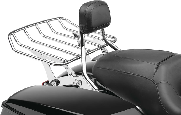 Cobra 602-2212 Detachable Backrest and Mount Kit - Short - Chrome