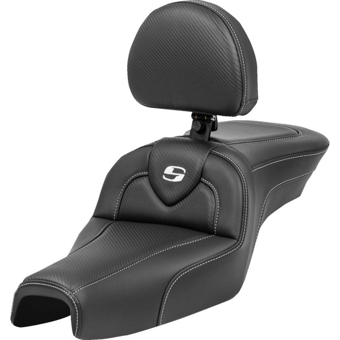 Saddlemen 807-03-185BR Roadsofa CF Seat with Backrest