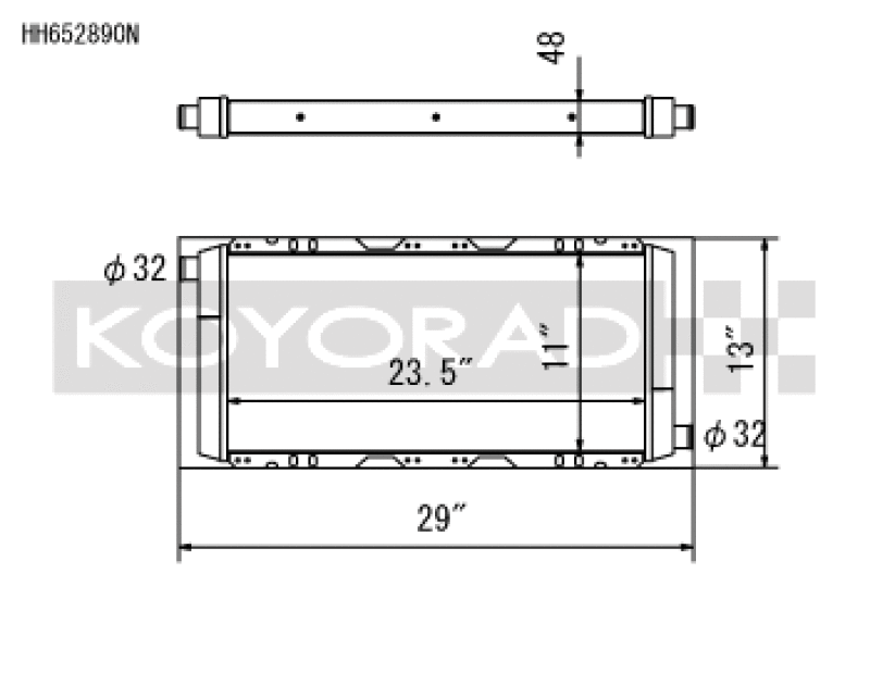 Load image into Gallery viewer, Koyo HH652890N KOY Racing Radiators
