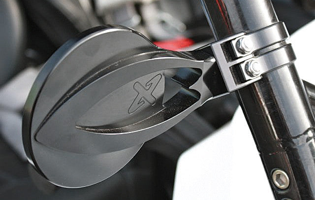 Axia Alloys MODCSM-BK 4in. Round Convex Side Mirror - Black