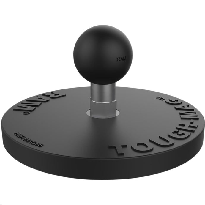 Ram Mounts RAM-B-MAG88U Ram Tough-Mag Magnetic Base Accomodates 88mm - B 1in. and C 1.5 Balls