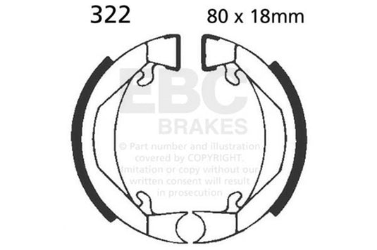 Ebc Powersports 322 EBC FA-SFA-X Brake Pads