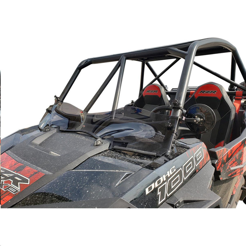Klock Werks R-Spec Flare Windshield Kit - Dark Smoke Tinted