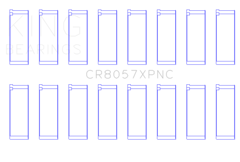 Load image into Gallery viewer, King Engine Bearings CR8057XPNC KING Connecting Rod Bearings
