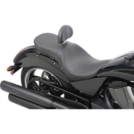 Drag Specialties 0810-1605 Low Profile Touring Seat with Backrest Option - Smooth
