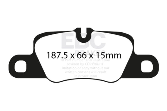 Ebc DP41858R EBC Yellowstuff Brake Pad Sets