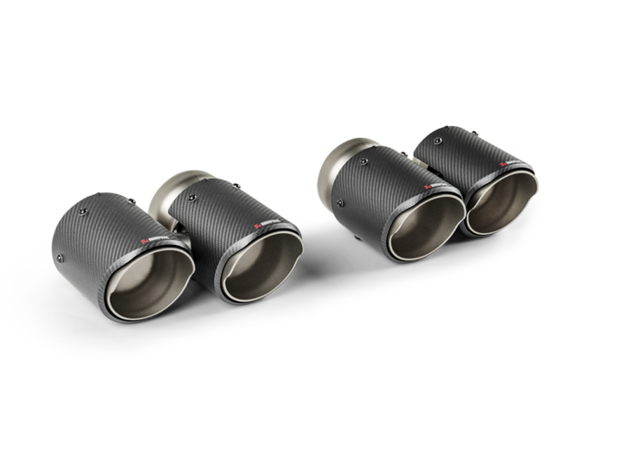 Akrapovic TP-CT/78 AKR Tail Pipe Set - Carbon