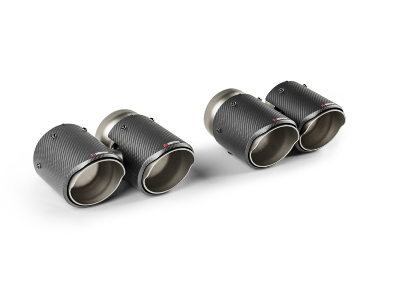 Load image into Gallery viewer, Akrapovic TP-CT/78 AKR Tail Pipe Set - Carbon
