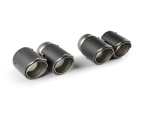 Akrapovic TP-CT/78 AKR Tail Pipe Set - Carbon