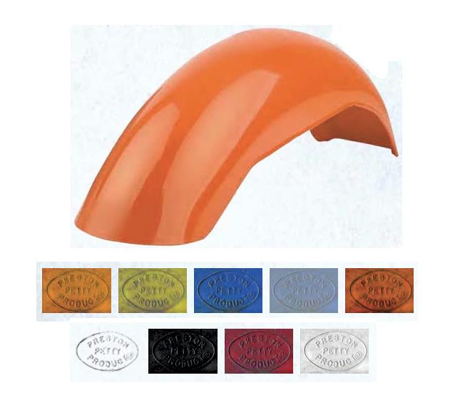 Polisport 8554500001 Preston Petty MX Rear Fender - Pumpkin Orange