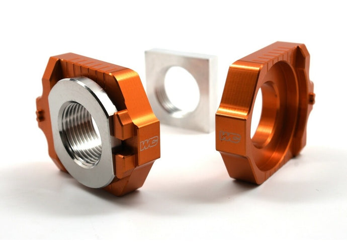 Works Connection 17-264 Elite Axle Blocks Kit - Orange