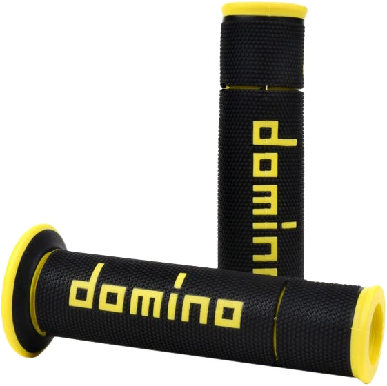 Domino A45041C4740B7-0 A450 Road Racing Grip - Black/Yellow