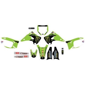 Dcor 20-20-501 2021 Monster Energy Complete Graphic Kit - White