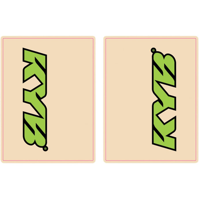 Flu Designs Inc. 01017 Upper Fork KYB Decal - Green/Black
