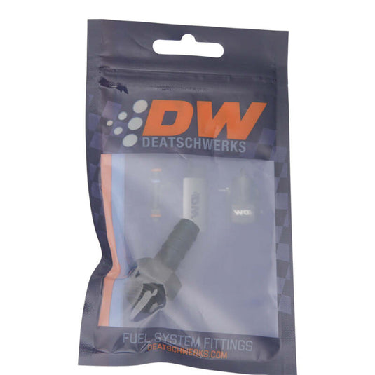 Deatschwerks 6-02-0501-B DW ORB to Hose Barb Adapters