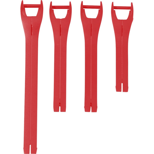 Moose Racing Qualifier Boot Strap Kit - Red - 7-9