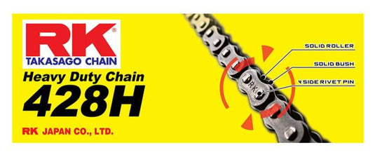 Rk Chain 428H-136 RKC Non Sealed Chain