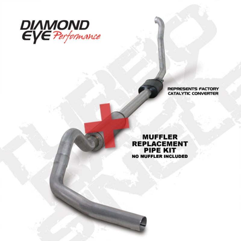 Load image into Gallery viewer, Diamond Eye Performance K4306A-RP DEP Turbo Back Exhaust Kit AL
