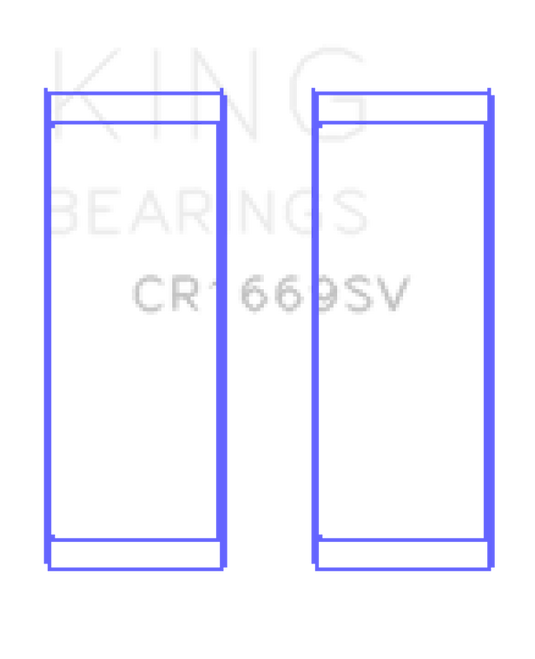 King Engine Bearings CR1669SV KING Connecting Rod Bearings