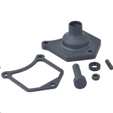 Drag Specialties 2110-0993 Solenoid End Cover/Starter Button for 1.0, 2.0, 2.2 and 2.6kW Starters - Black Wrinkle