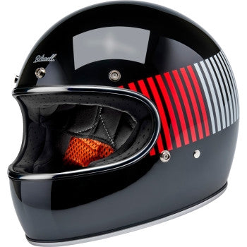 Biltwell Inc. Gringo Helmet (Small, Black/Red/White/Blue)