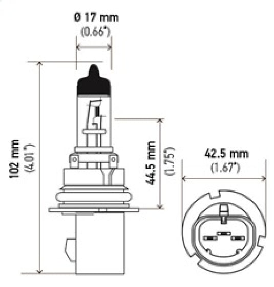 Hella 9007 HELLA Halogen Bulb
