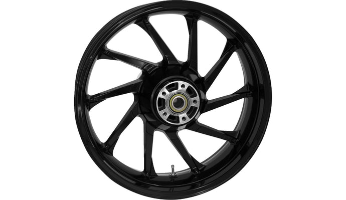 Coastal Moto 3D-HUR185SB-ABST Precision Cast Hurricane 3D Rear Wheel - 18in. x 5.5in. - Solid Black