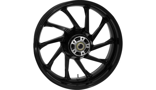 Coastal Moto 3D-HUR185SB-ABST Precision Cast Hurricane 3D Rear Wheel - 18in. x 5.5in. - Solid Black