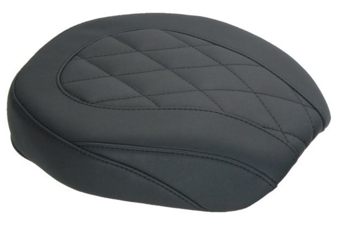 Mustang 76705 Wide Tripper Passenger Seat - Diamond Stitch - Black