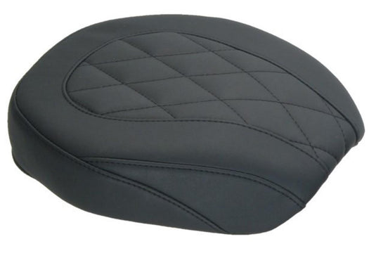 Mustang 76705 Wide Tripper Passenger Seat - Diamond Stitch - Black