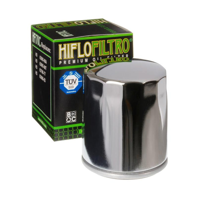Hiflo HF170C Oil Filter - Chrome