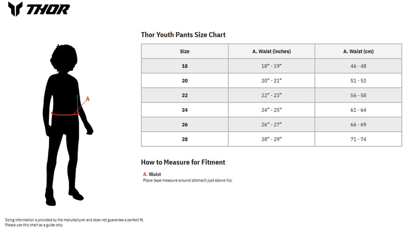 Load image into Gallery viewer, Thor Ridemode Menace Youth Pants (26, Red)
