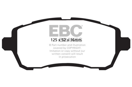Ebc DP42002R EBC Yellowstuff Brake Pad Sets
