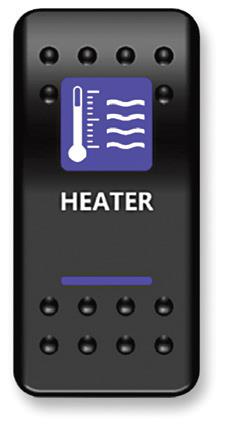 Moose Utility HTR-PWR Rocker Switch - Heater