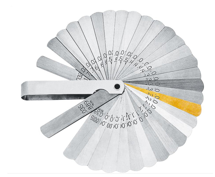 Lang Tools 36A 32 Blade Feeler Gauge with Brass Blades