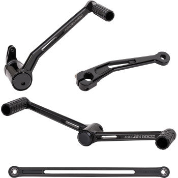 Arlen Ness 420-100 SpeedLiner Foot Control Kit - Black Anodized